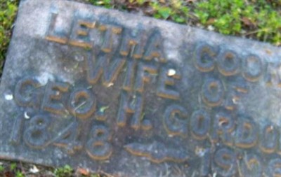 Letha Devol Cook Gordon on Sysoon