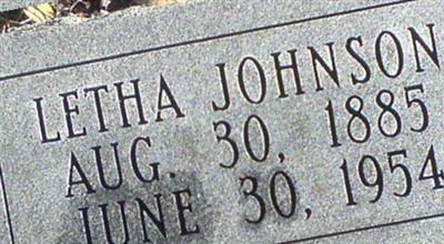 Letha Johnson on Sysoon