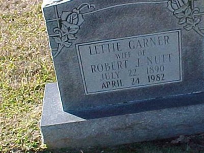 Lettie Garner Nutt on Sysoon