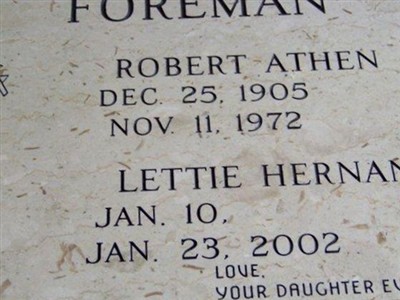 Lettie Hernandez Foreman on Sysoon