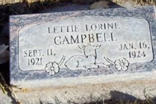Lettie Lorine Campbell on Sysoon