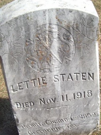 Lettie Staten on Sysoon