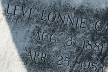 Levi Lonnie Cartee on Sysoon