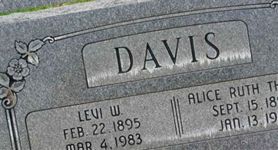 Levi Washington Davis on Sysoon