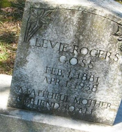 Levie Rogers Goss on Sysoon