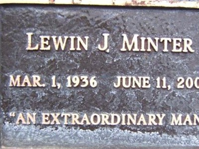 Lewin J. Minter on Sysoon