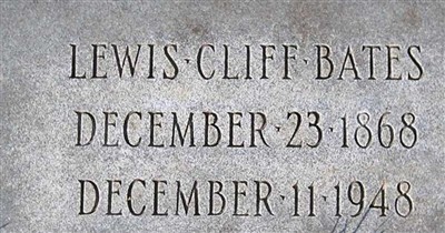 Lewis Cliff Bates on Sysoon