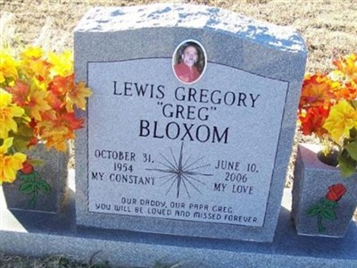 Lewis Gregory "Greg" Bloxom on Sysoon