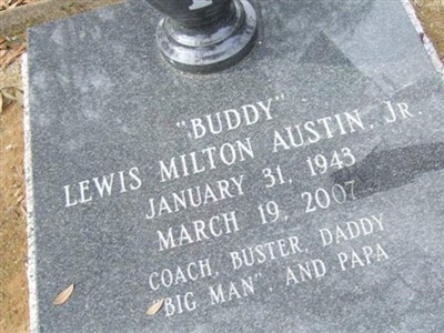 Lewis Milton "Buddy" Austin, Jr on Sysoon