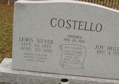 Lewis Myer Costello on Sysoon