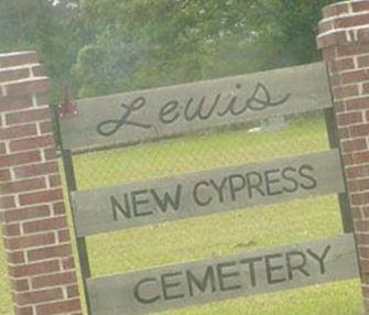 Lewis New Cypress Cemetery on Sysoon