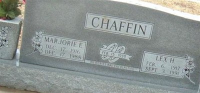 Lex H. Chaffin on Sysoon