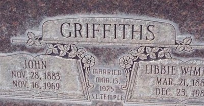 Libbie Luella Griffiths on Sysoon