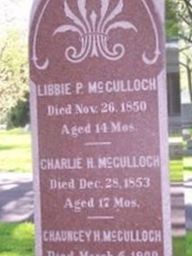 Libbie P McCulloch on Sysoon