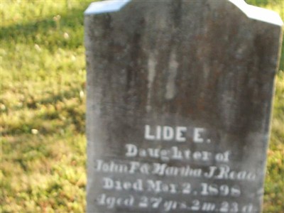 Lide E Read, Find a grave on Sysoon Lide E Read on Sysoon