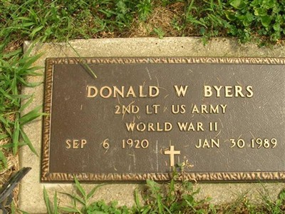 Lieut Donald W Byers on Sysoon