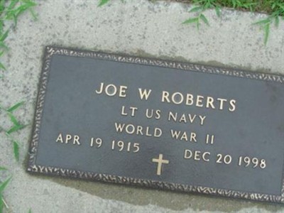Lieut Joe W. Roberts on Sysoon