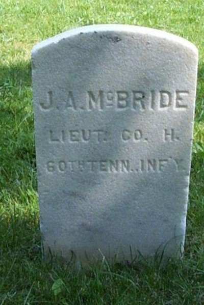 Lieut John A McBride on Sysoon