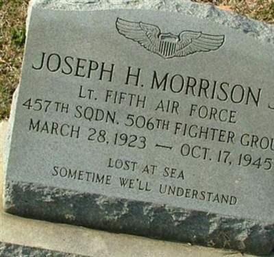 Lieut Joseph H. Morrison, Jr on Sysoon