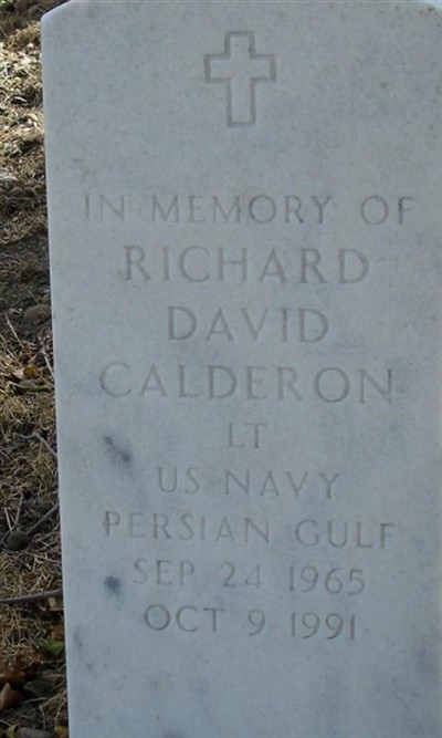 Lieut Richard David Calderon on Sysoon