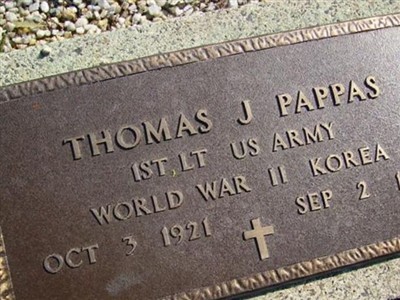 Lieut Thomas J. Pappas on Sysoon