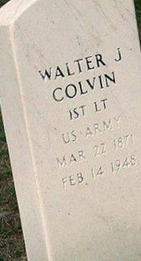 Lieut Walter Joseph Colvin on Sysoon