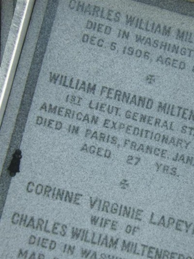 Lieut William Fernand Miltenberger on Sysoon