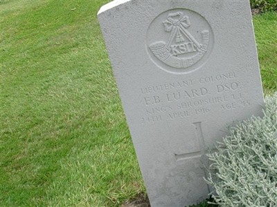 Lieutenant Colonel Edward Bourryau Luard on Sysoon