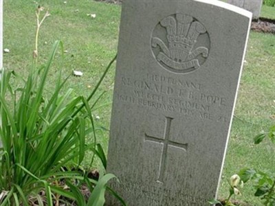 Lieutenant Reginald Thomas Buckingham Pope on Sysoon