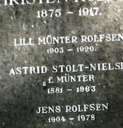 Lill M?nter Rolfsen on Sysoon