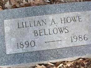 Lillian A Howe Bellows on Sysoon