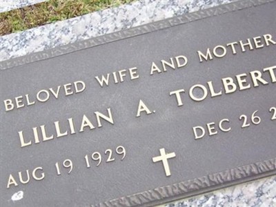 Lillian A Tolbert on Sysoon