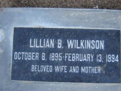 Lillian B. Wilkinson on Sysoon
