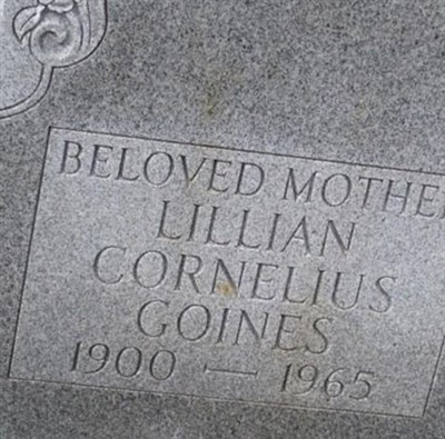 Lillian Cornelius Goins on Sysoon