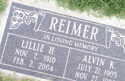 Lillian Helen "Lillie" Geis Reimer on Sysoon