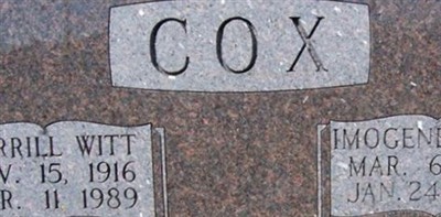 Lillian Imogene Allen Cox on Sysoon