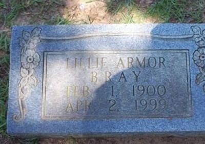 Lillie Armor Bray on Sysoon