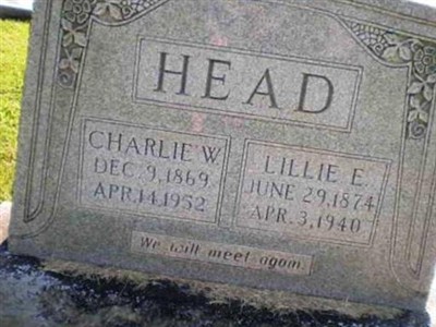 Lillie E. Head on Sysoon