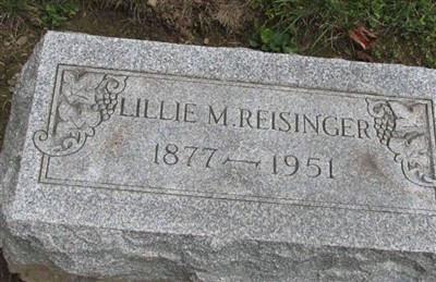 Lillie M Reisinger on Sysoon