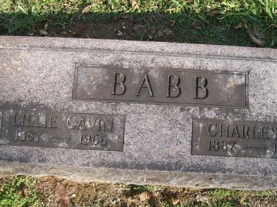 Lillie Mae Cavin Babb on Sysoon
