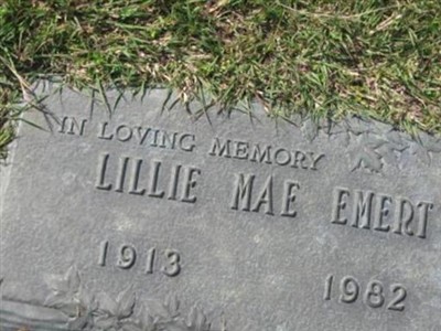 Lillie Mae Hightower Emert on Sysoon