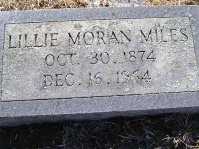 Lillie Moran Miles on Sysoon