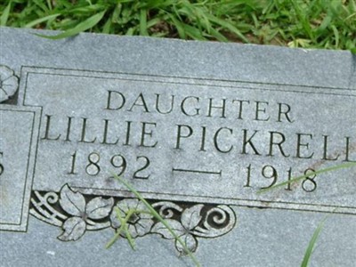 Lillie Pickrell on Sysoon