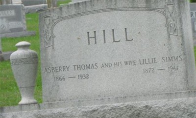 Lillie Simms Hill on Sysoon