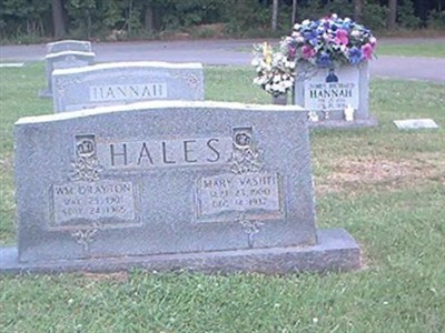 Lillie Mary Vashti Hannah Hales on Sysoon