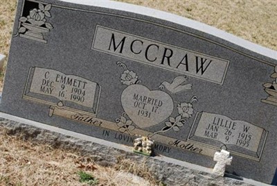 Lillie W. McCraw on Sysoon