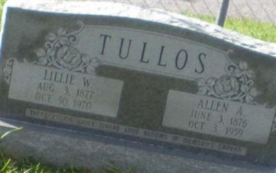 Lillie W. Tullos on Sysoon