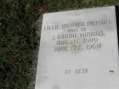 Lillie Weaver Weisner Thomas on Sysoon