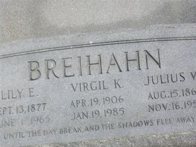Lily E Breihahn on Sysoon