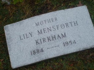 Lily Mensforth Kirkham on Sysoon